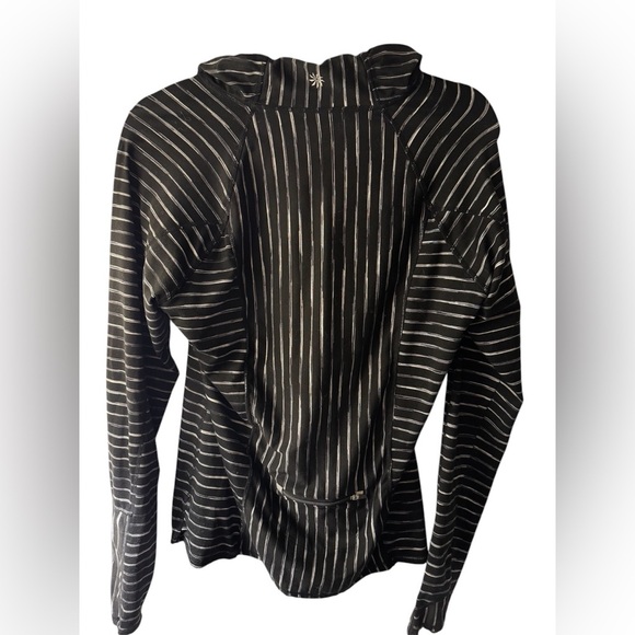 Athleta Striped Elite Half Zip - Picture 3 of 8